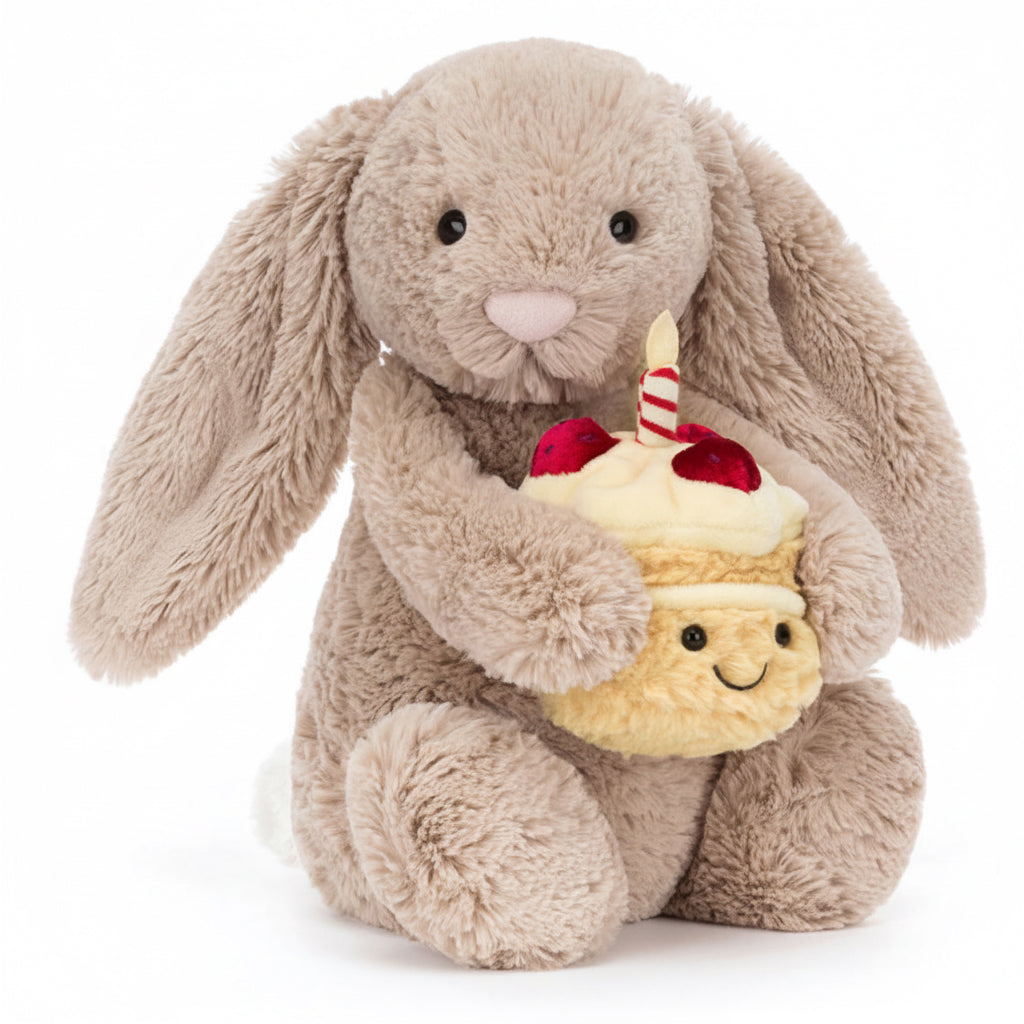 Bashful Beige Bunny Birthday