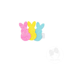 Load image into Gallery viewer, Glitter Trio Bunnies Hair Clip
