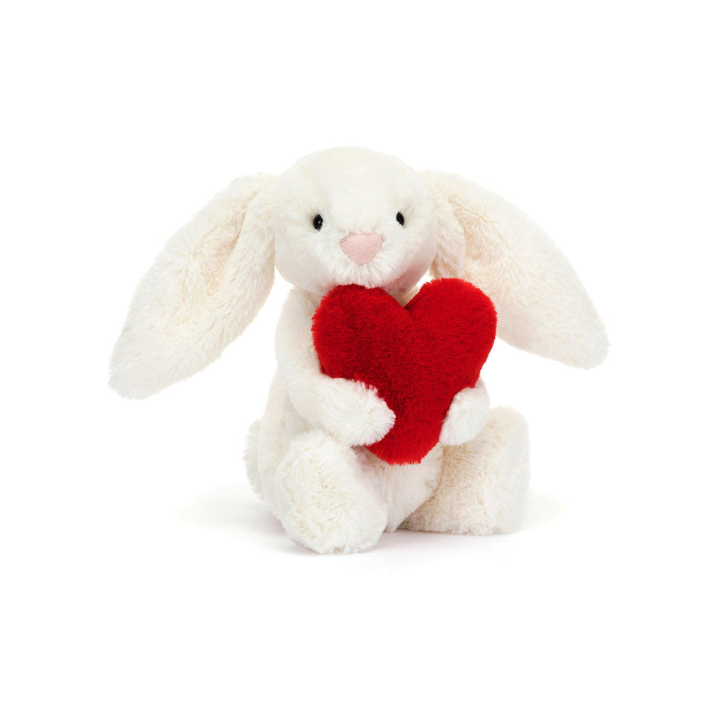 Bashful Red Love Heart Bunny Littl