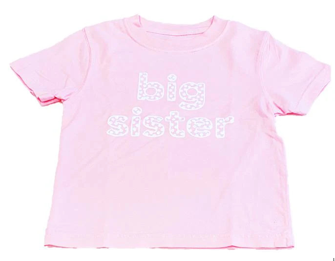 Pink Big Sister Tee