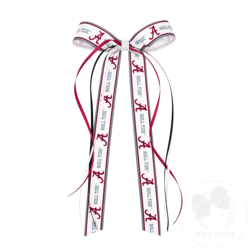 Alabama Collegiate Logo Streamer Bow