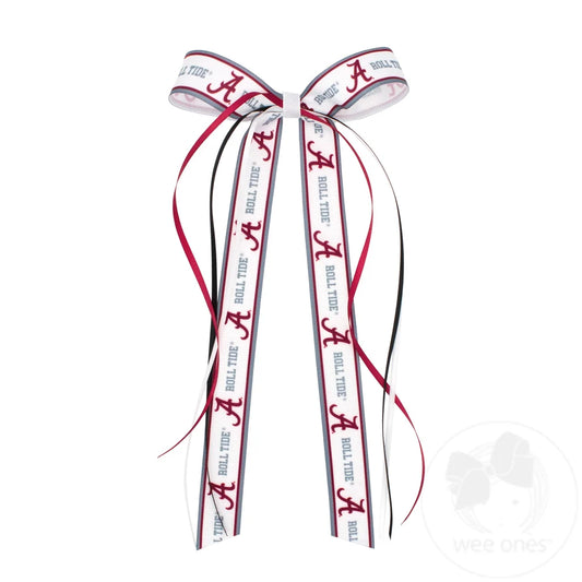 Alabama Collegiate Logo Streamer Bow