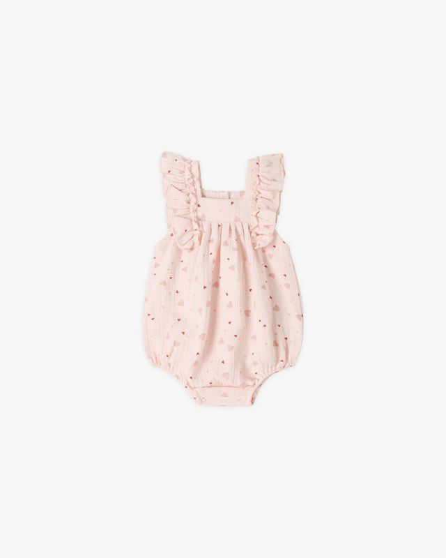Maya Romper || Heart Confetti