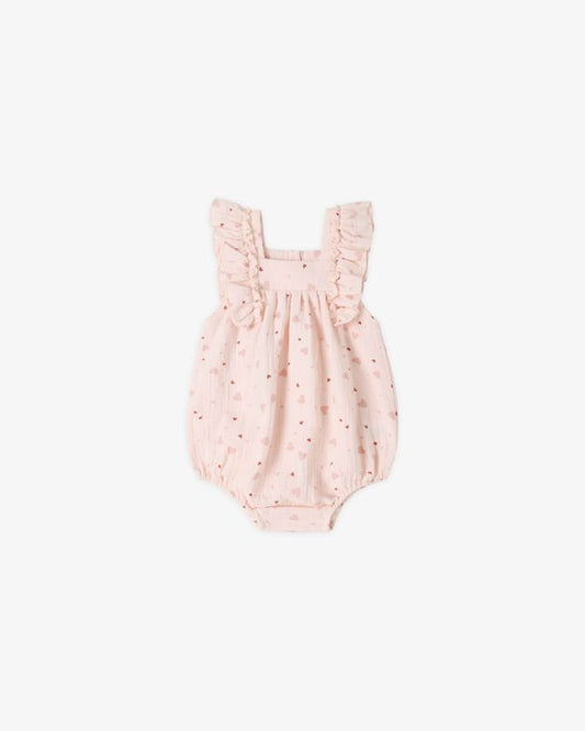 Maya Romper || Heart Confetti