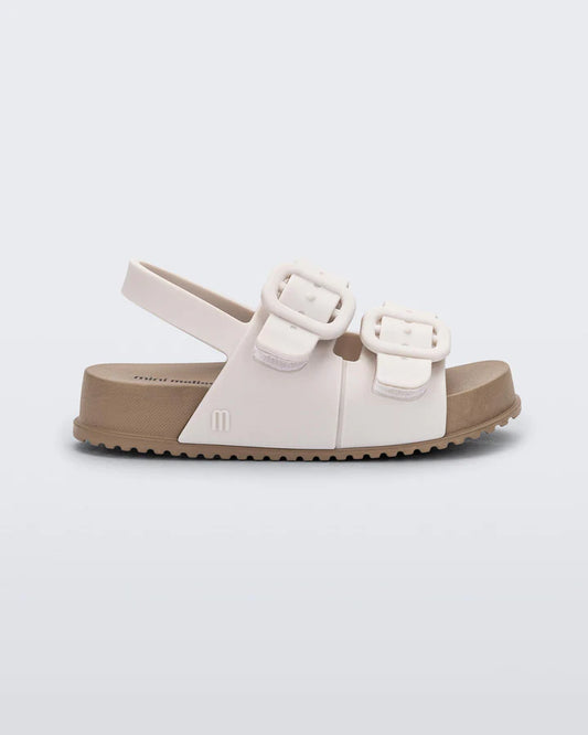 Mini Melissa Cozy Baby Sandal White/Brown