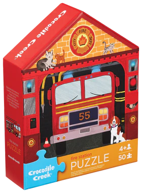 50 pc flat house Puzzle/Fire House