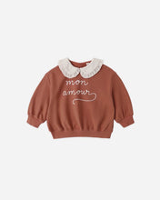 Load image into Gallery viewer, Collared Sweatshirt || Mon Amour
