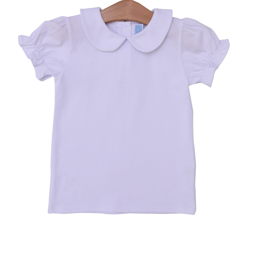 Peter Pan Collar Shirt White