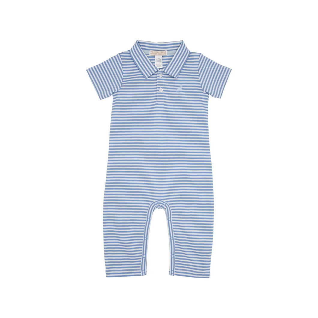 Sir Proper Romper Barbados Blue Stripe