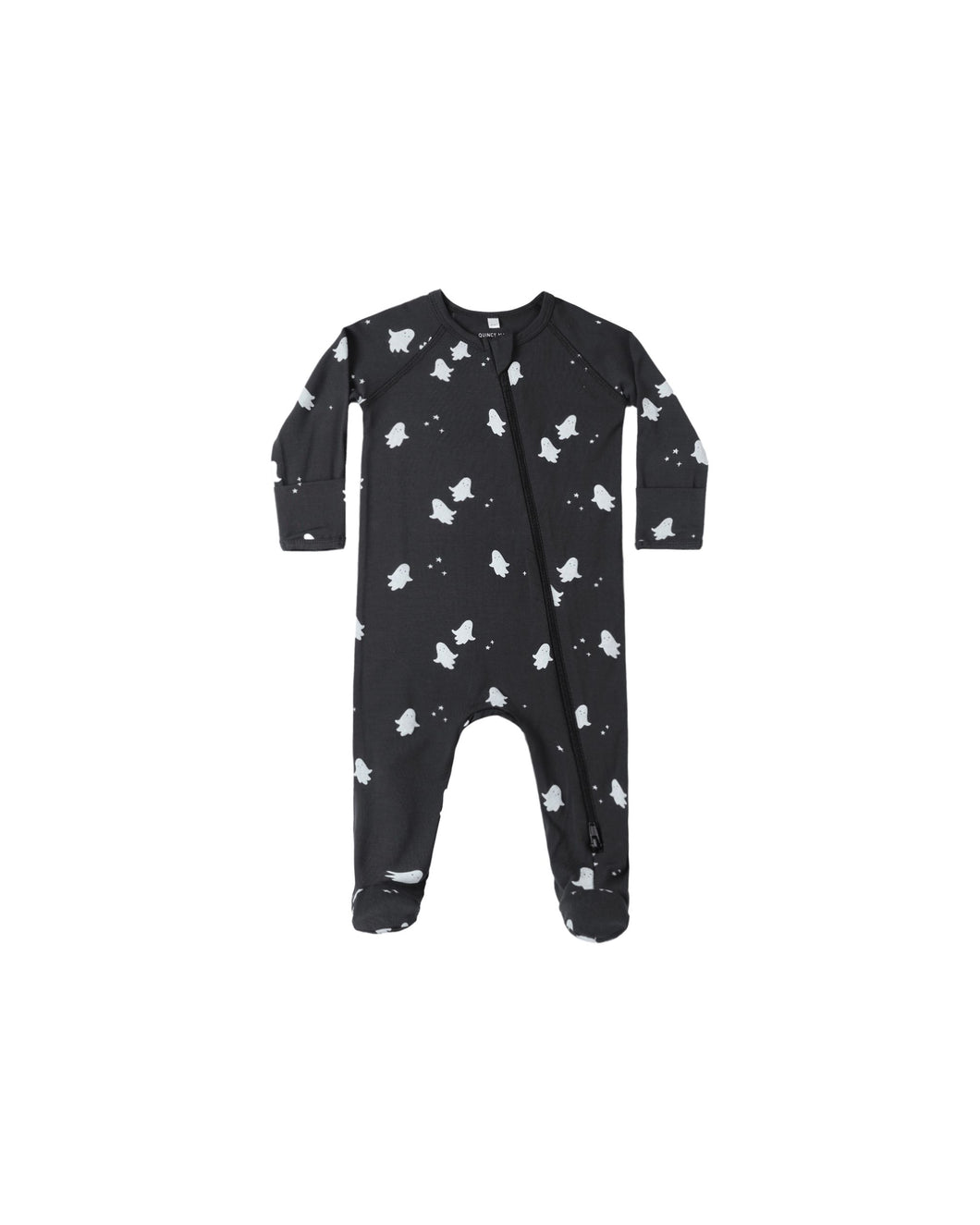 Bamboo Zip Footie Ghosts