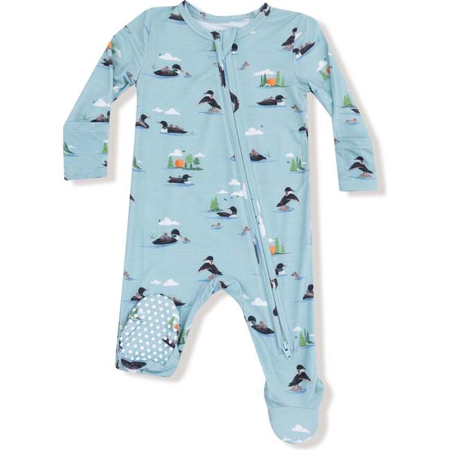 Mallard 2 Way Footie Zipper