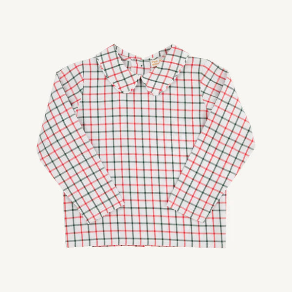 Peter Pan Collar Shirt Old Town Tattersall