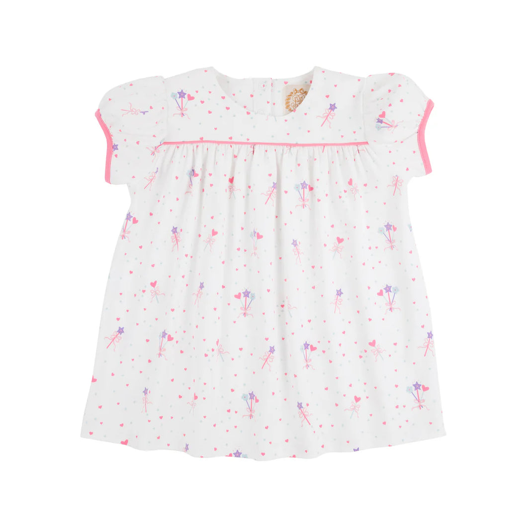 Puff Sleeve Dowell Day Top-Fairy Dust Sprinkles/Romany Rose