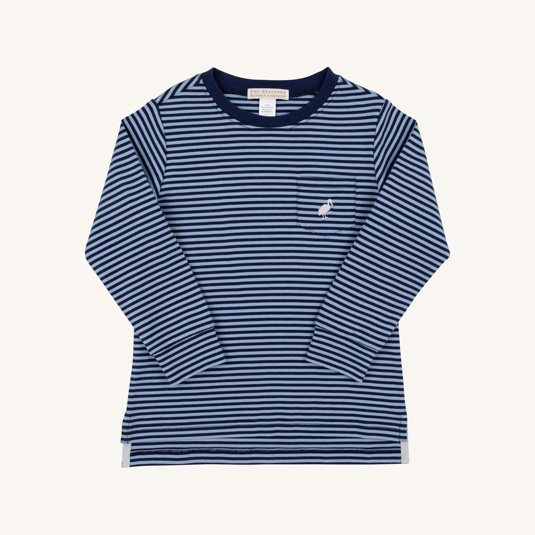 Long Sleeve Carter Crewneck Barrington Blue