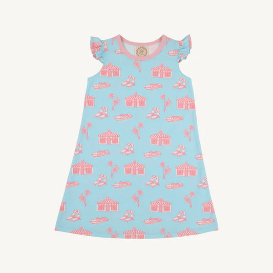 Parrot Cay Angel Sleeve Polly Play Dress