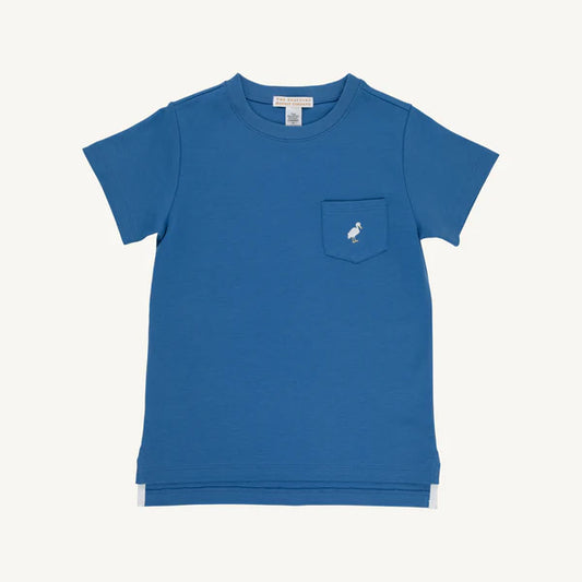 Wood Boat Blue Carter Crewneck