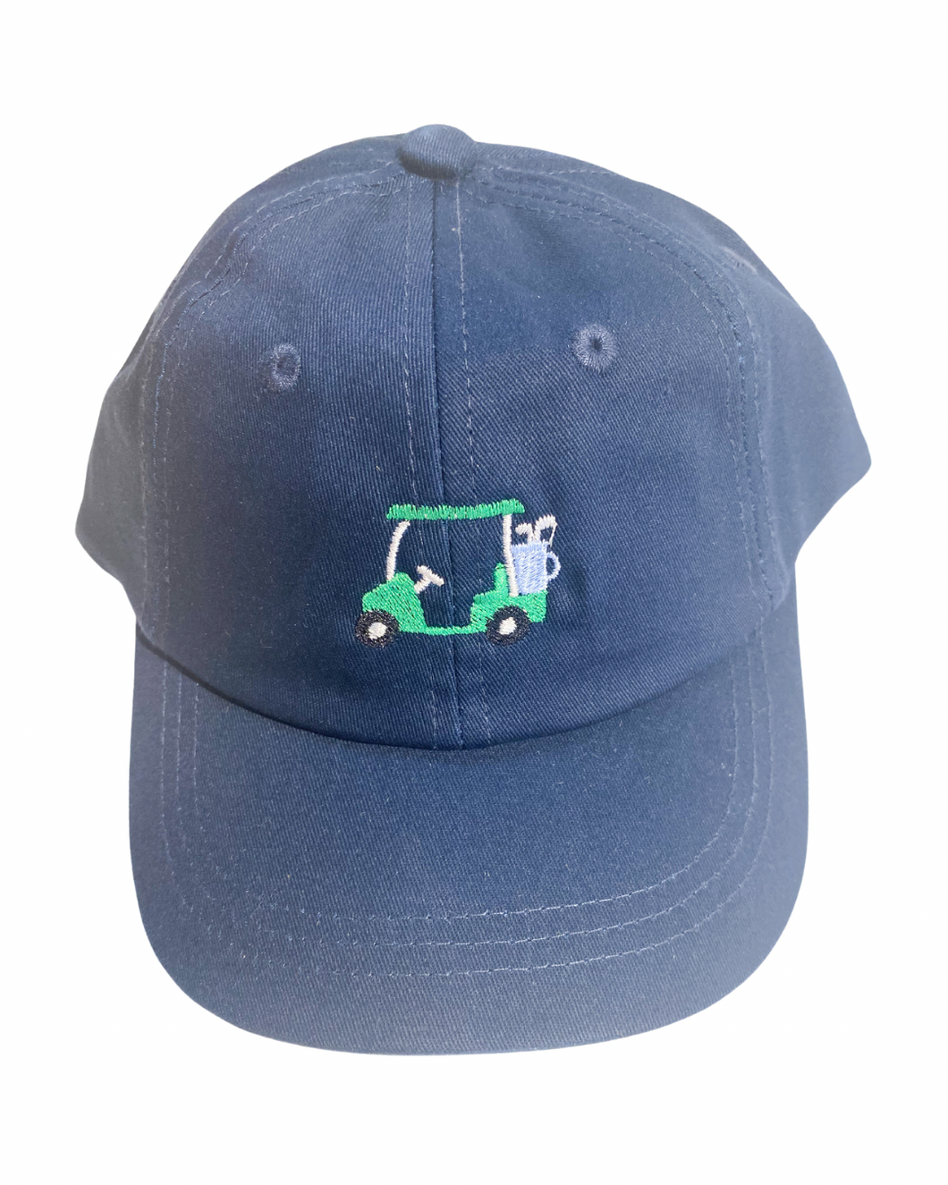 Navy Golf Cart Embroidered Hat