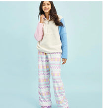 Load image into Gallery viewer, Fair Isle Smiles Plush Pants
