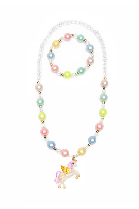 Happy Go Unicorn Necklace & Bracelet