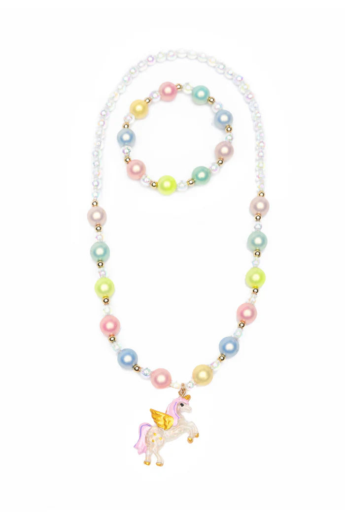 Happy Go Unicorn Necklace & Bracelet