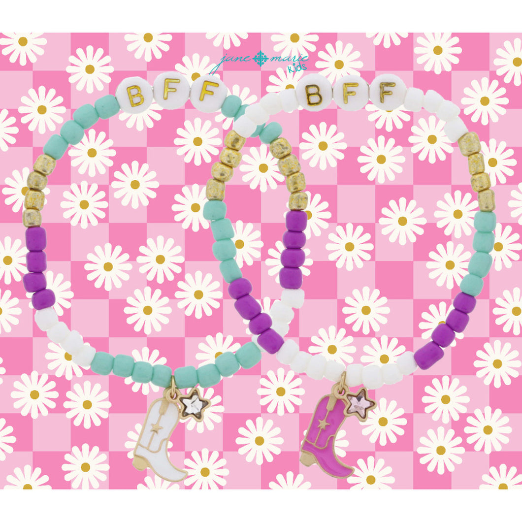 BFF Matching Bracelet Cowgirl Boots