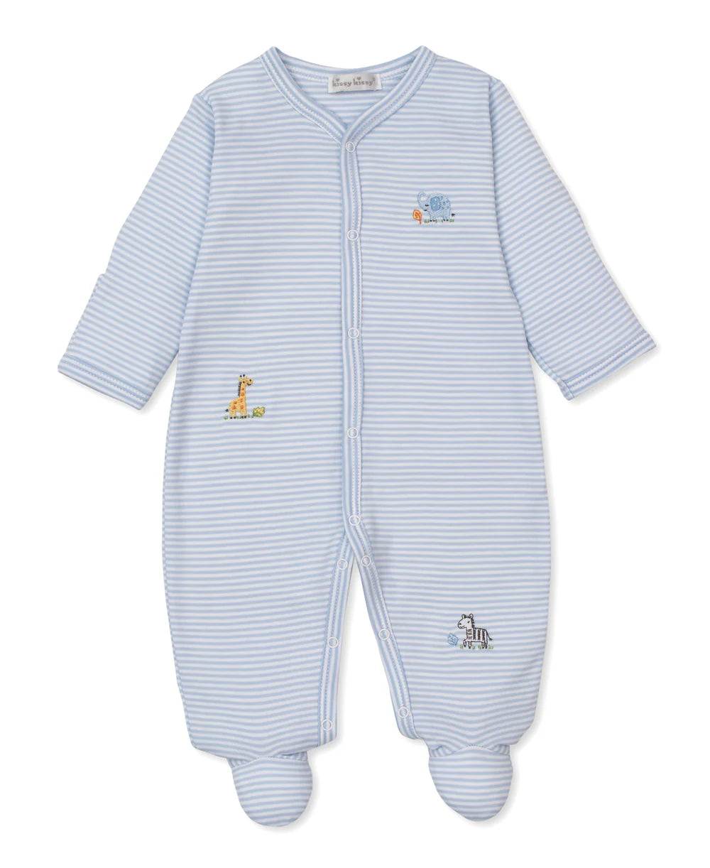 Safari Bunch Stripe Footie