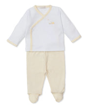 Load image into Gallery viewer, Premier Baby Duckling Hand Emb. Footed Pant Set
