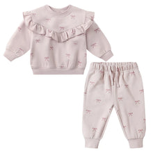 Load image into Gallery viewer, Relaxed Fleece Sweatpant Bows
