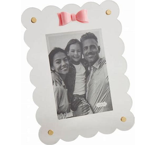 Rectangle Acrylic Bow Frame 9x7