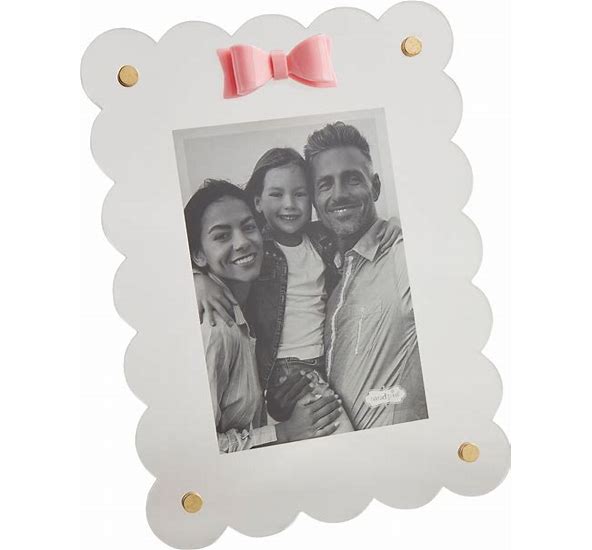 Rectangle Acrylic Bow Frame 9x7