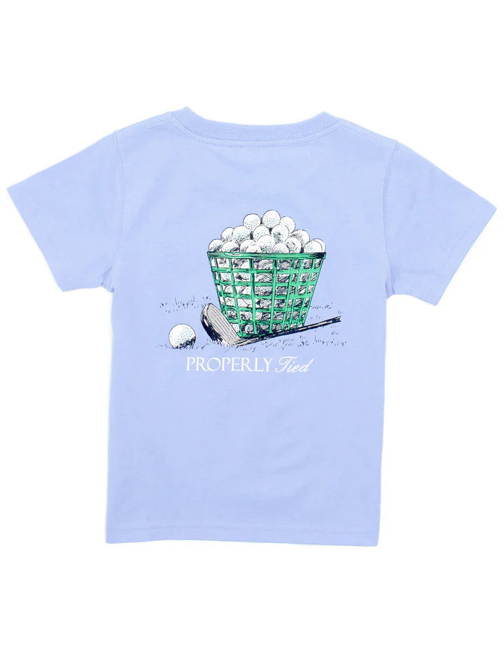 Properly Tied Boys Range Short Sleeve Light Blue