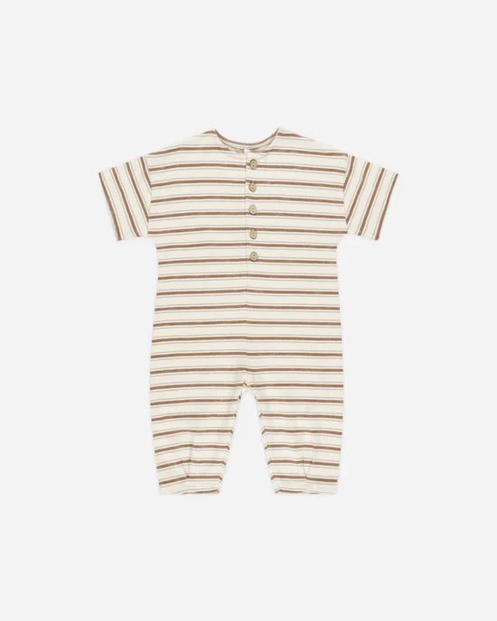 Hayes Jumpsuit Brick Stripe