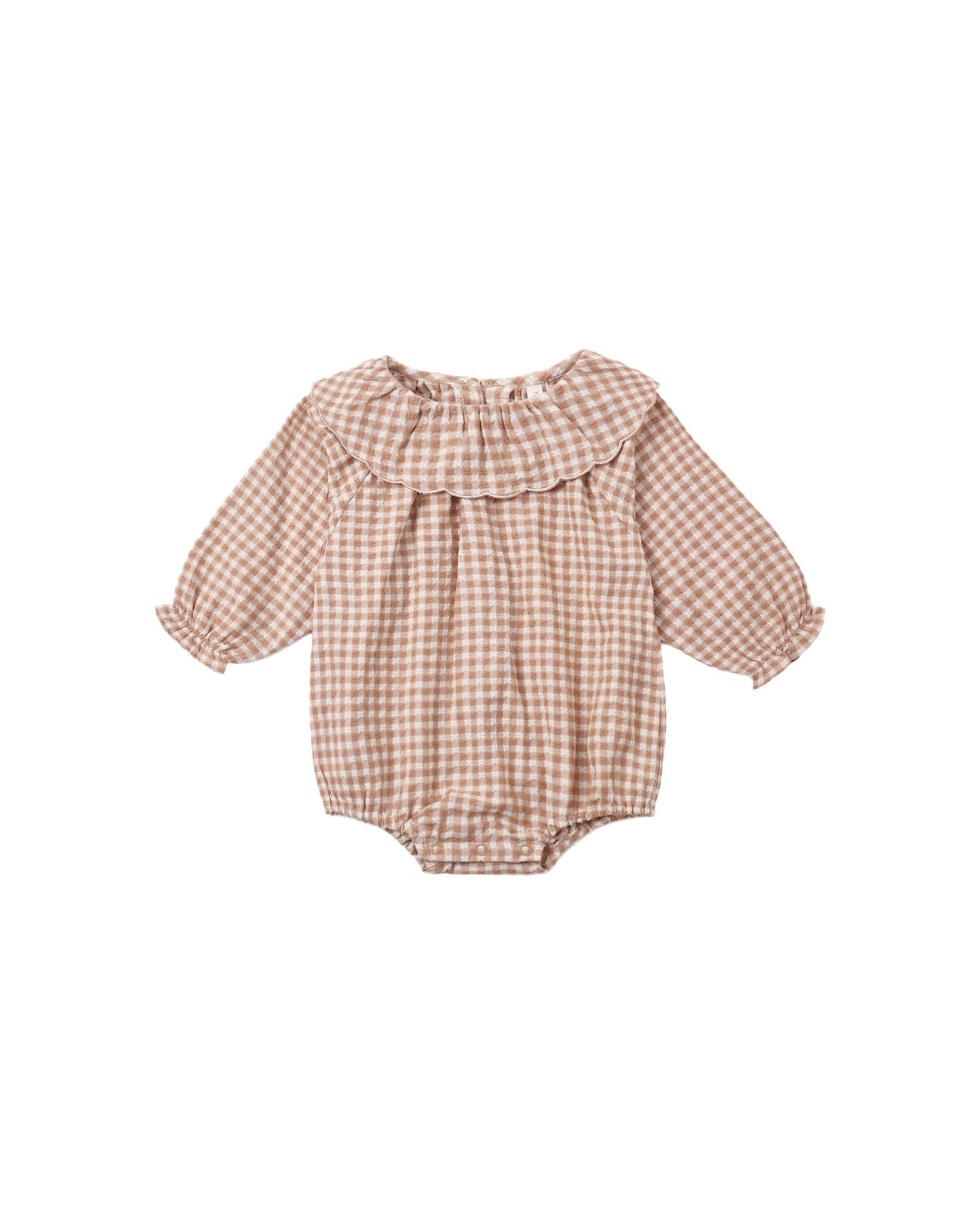 Colette Romper | Fawn Gingham