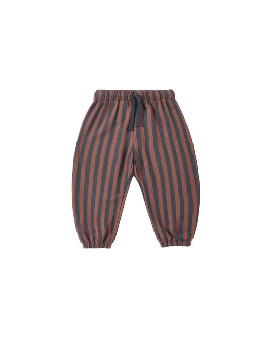 Relaxed Jogger | Mulberry Stripe