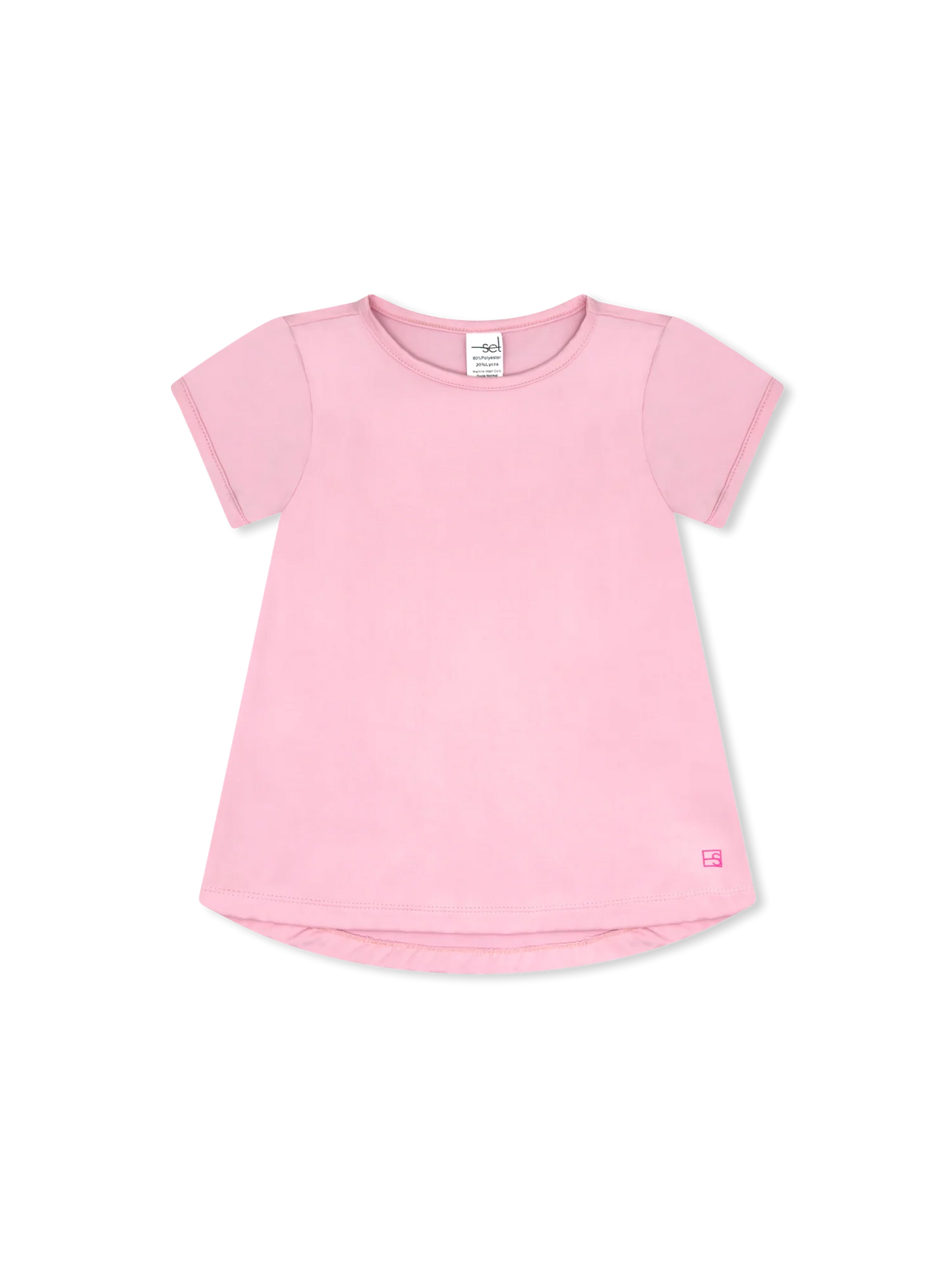 Bridget Basic Tee Cotton Candy Pink