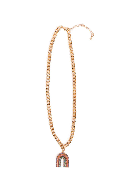 Boutique Chic Somewhere Over the Rhinstone Necklace