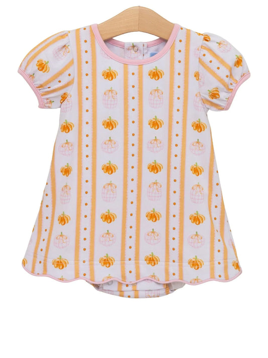 Pumpkin Patch Scalloped Bubble