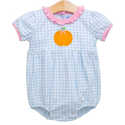 Pumpkin Ruffle Bubble *size NB and 12m