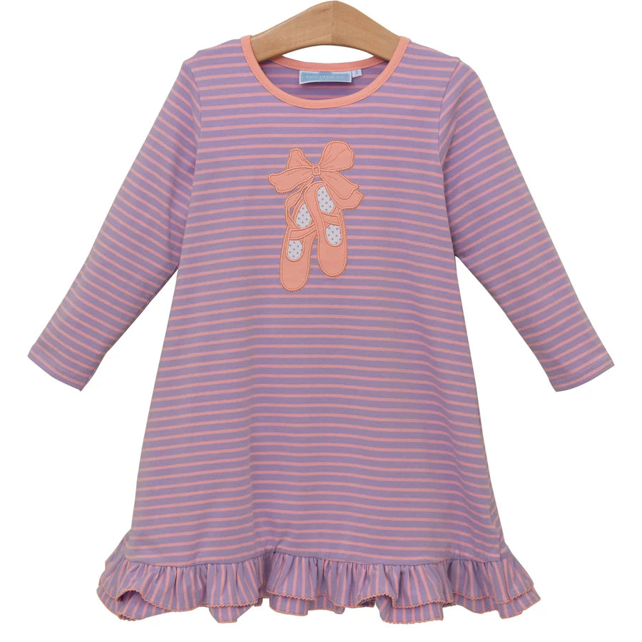 Ballet Slipper Long Sleeve Dress