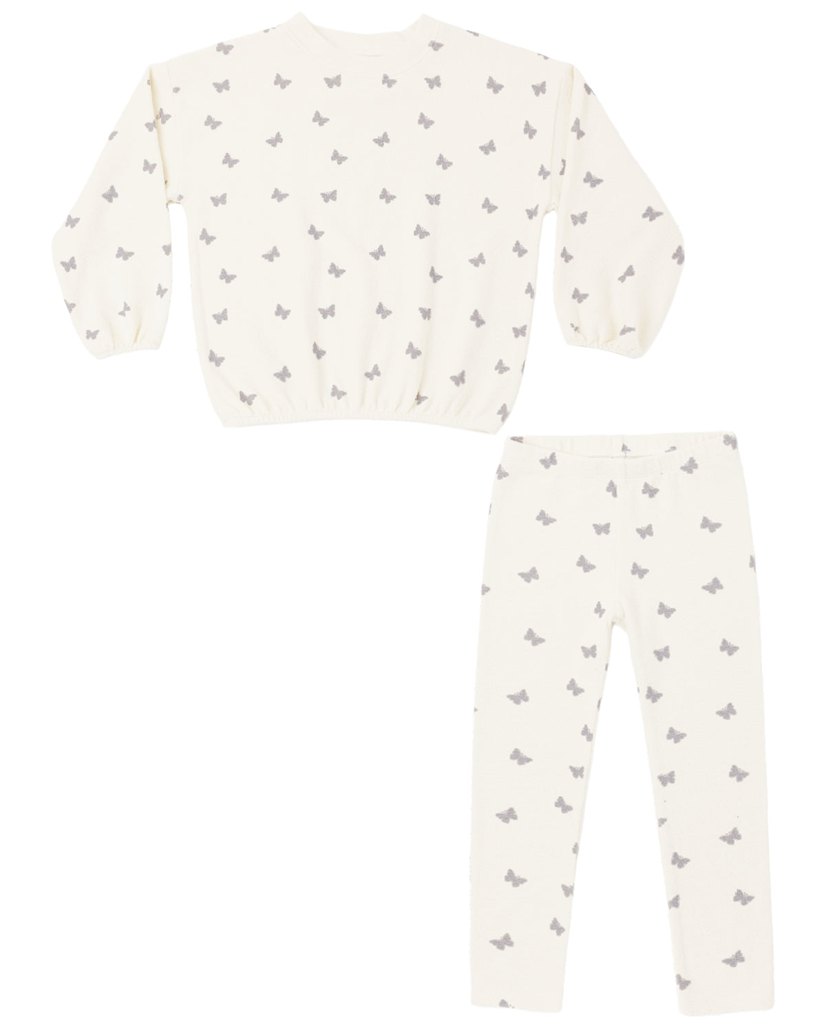 Spongey Knit Set Butterfly