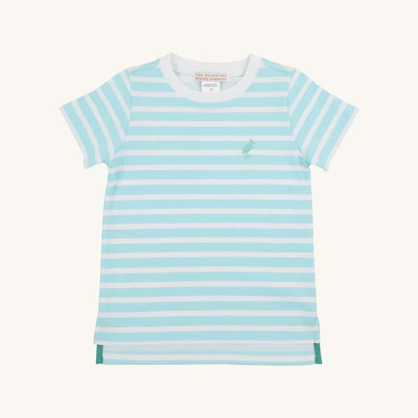 Carter Crew - Edisto Egg Blue Stripe