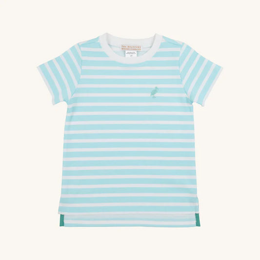 Carter Crew - Edisto Egg Blue Stripe
