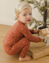 Load image into Gallery viewer, Candy Canes Bamboo Pajama Set
