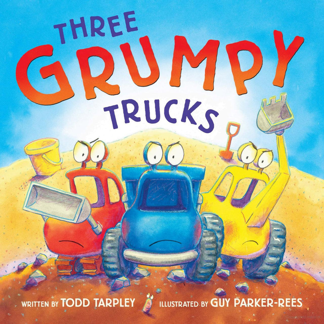 Three Grumpy Trucks Board Book