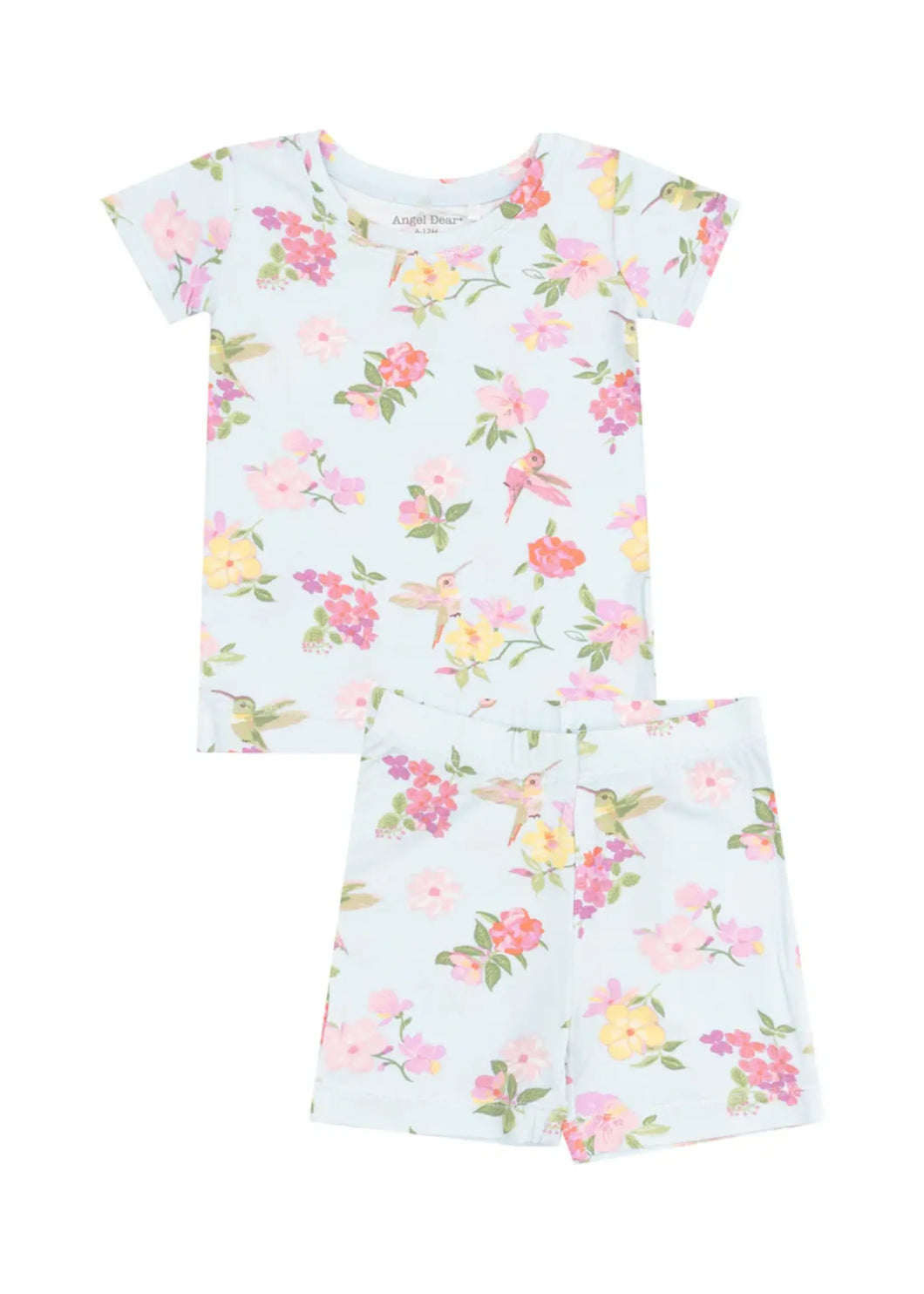 Cute Hummingbird Loungewear Short Set