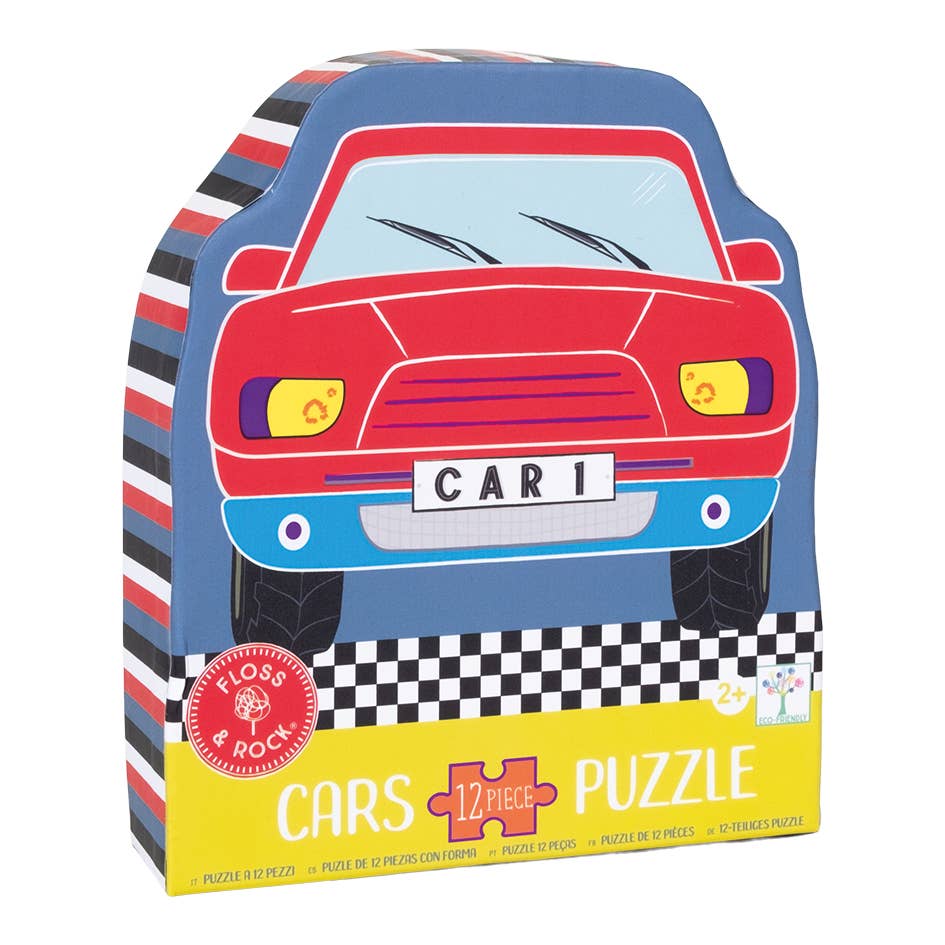 Cars 12pc Shaped Jigsaw Puzzle