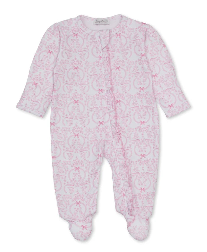 Delicate Blooming Bows Footie