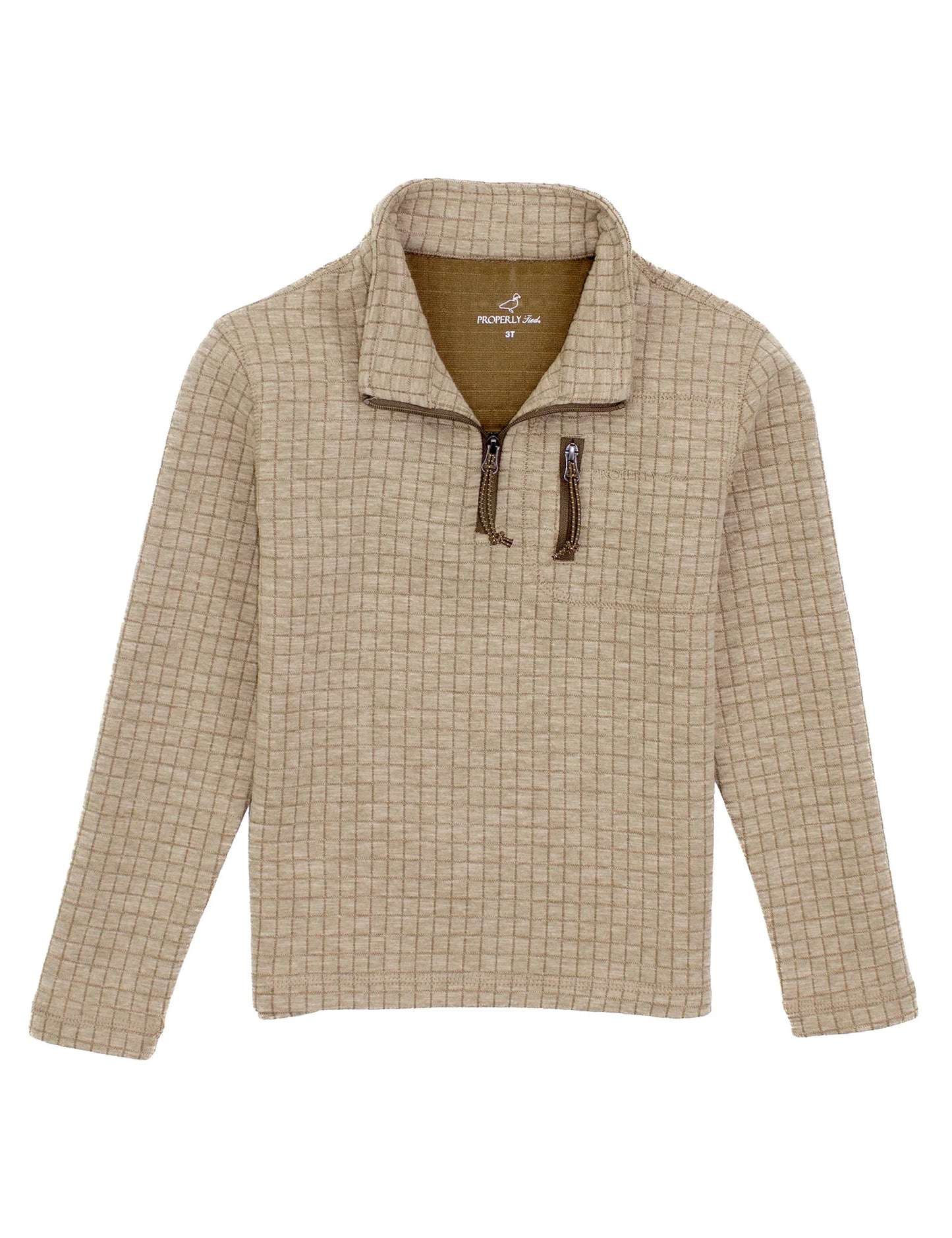 Boys Delta Pullover White Oak