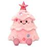 Glitter Pink Christmas Tree Plush