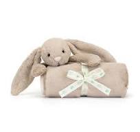 Bashful Beige Bunny Blanket